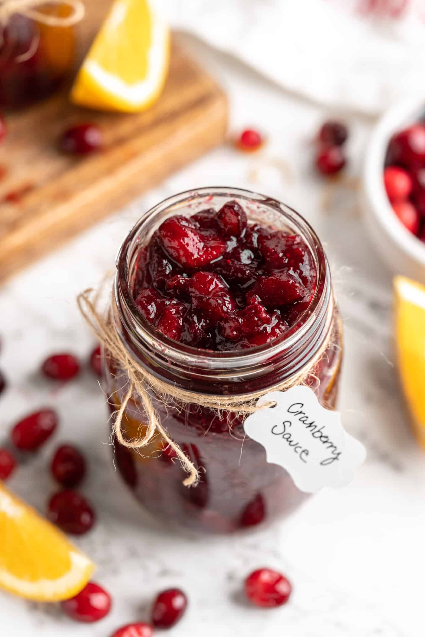 Fresh Cranberry Orange Sauce | Jessica in the Kitchen