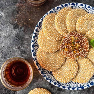 Sesame-Pistachio Cookies (Barazek) – The Armenian Mirror-Spectator