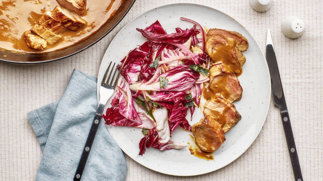 Pork Tenderloin With Jam-and-Mustard Glaze Recipe