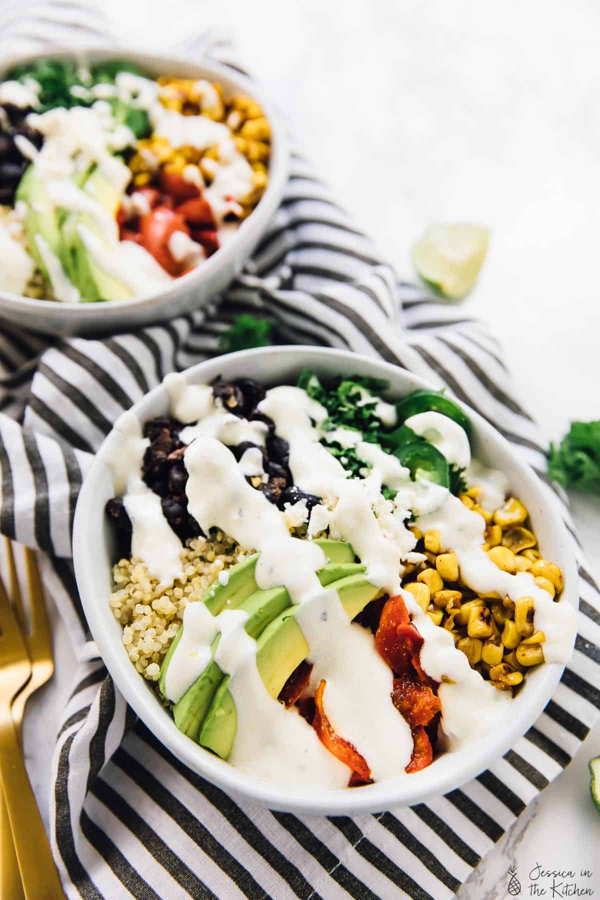 Vegan Burrito Bowls | Jessica in the Kitchen