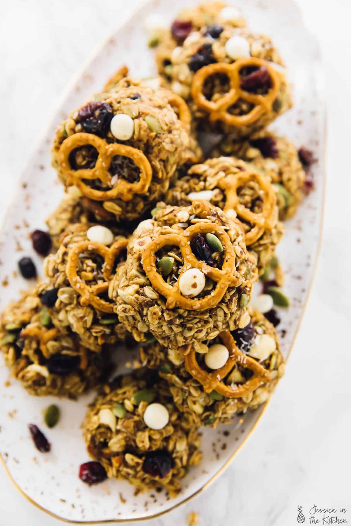 Peanut Butter Banana Oatmeal Cookies