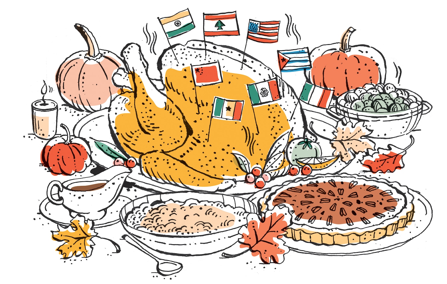 How 7 immigrant families transform the Thanksgiving turkey with the flavors of their homelands