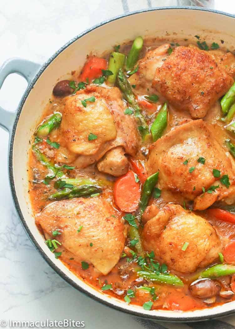 Chicken Fricassee – Immaculate Bites